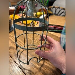 Vintage Metal Wire Birdcage Decor